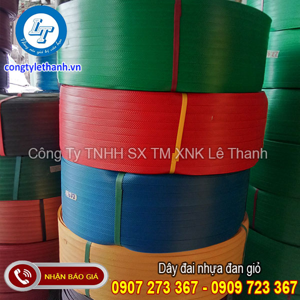 Dây đai nhựa đan giỏ nhiều màu sắc Dây đai nhựa đan giỏ