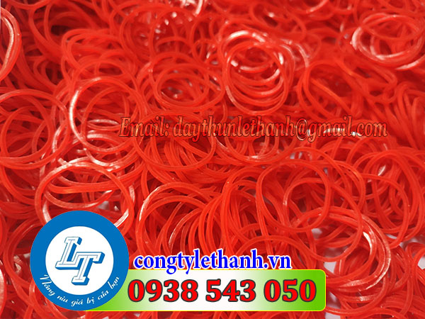 Dây thun, dây chun giá sỉ rẻ dây thun màu đỏ 25mm
