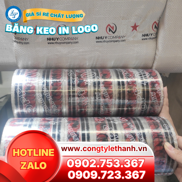 Dán thùng carton chuyên nghiệp với băng keo in chữ theo yêu cầu Băng keo in chữ 4f8
