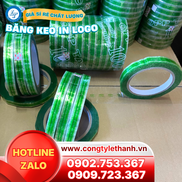 Dán thùng carton chuyên nghiệp với băng keo in chữ theo yêu cầu Băng keo in chữ trên nền trong