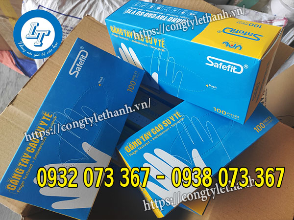 Các loại găng tay y tế sử dụng phổ biến giá tốt Găng tay y tế safefit