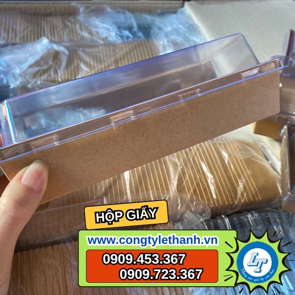 nguồn sỉ hộp giấy kraft có nắp trong tiện lợi giá rẻ nhất khay giấy có nắp