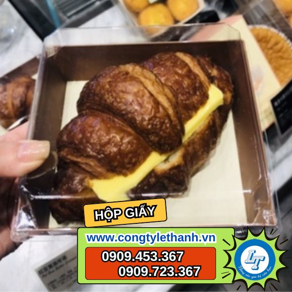 nguồn sỉ hộp giấy kraft có nắp trong tiện lợi giá rẻ nhất khay giấy đựng bánh