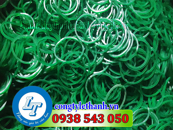 Dây thun, dây chun giá sỉ rẻ dây thun màu xanh