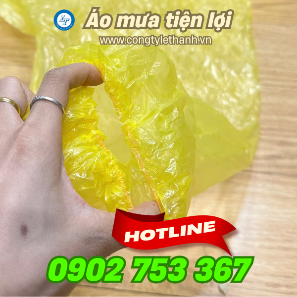 Áo mưa tiện lợi có tay chun co giãn Áo mưa tiện lợi có tay chun co giãn