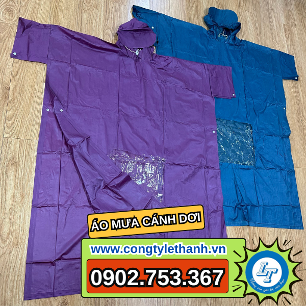 Áo mưa cánh dơi có kính đèn xe Áo mưa cánh dơi có kính đèn xe