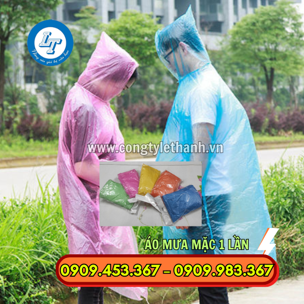 MUA ÁO MƯA DÙNG 1 LẦN TIỆN LỢI GIÁ SỈ RẺ ỨNG DỤNG ÁO MƯA MẶC 1 LẦN