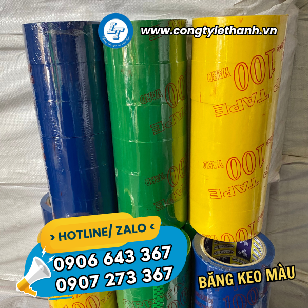 CÔNG TY SẢN XUẤT BĂNG KEO MÀU GIÁ SỈ ĐỦ KÍCH CỠ băng keo màu 4f8