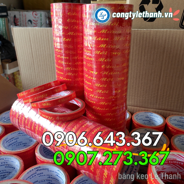 SỈ BAO 20 CÂY BĂNG KEO CHÚC MỪNG NĂM MỚI GIÁ RẺ SỈ BAO 20 CÂY BĂNG KEO CHÚC MỪNG NĂM MỚI GIÁ RẺ