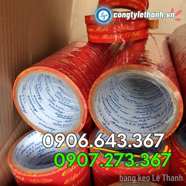 SỈ BAO 20 CÂY BĂNG KEO CHÚC MỪNG NĂM MỚI GIÁ RẺ SỈ BAO 20 CÂY BĂNG KEO CHÚC MỪNG NĂM MỚI GIÁ RẺ