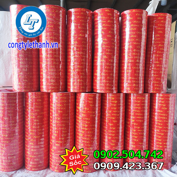 Băng keo in chữ chúc mừng năm mới giá hấp dẫn Băng keo chúc mừng năm mới