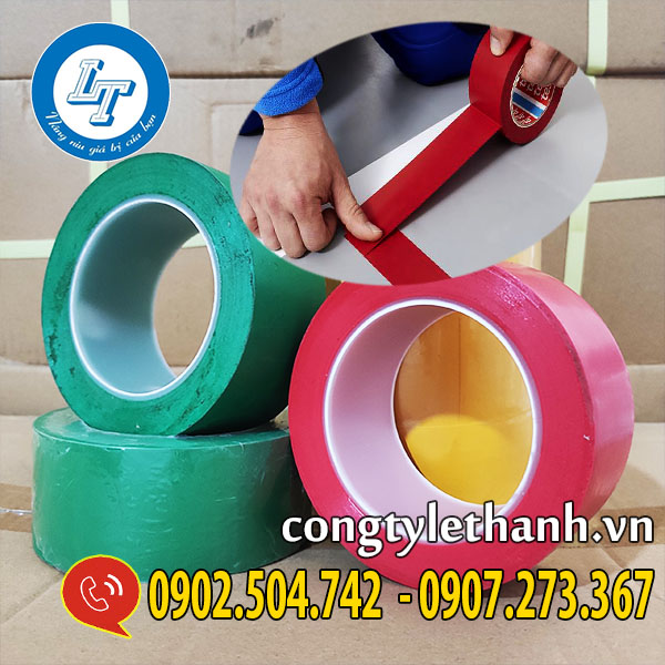 Băng keo dán nền nhiều màu, độ bền tốt giá sỉ lẻ Băng keo dán nền loại trơn