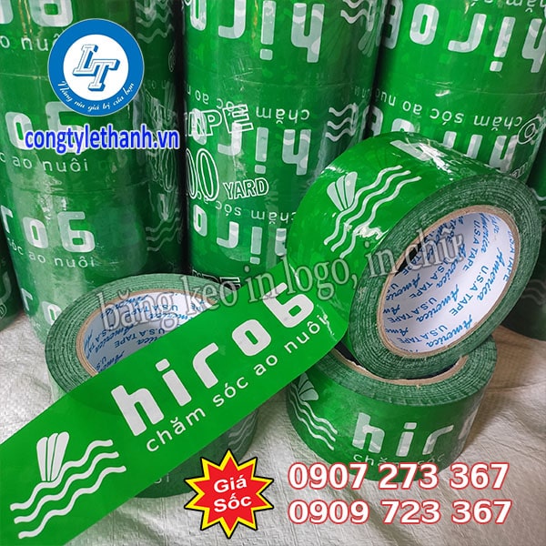 Nhận đặt băng keo in logo, in chữ tên công ty Băng keo in logo, in chữ trên nền màu