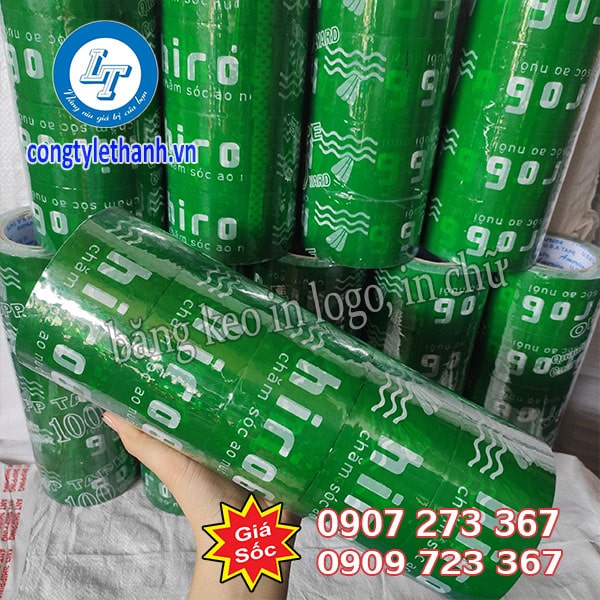 Nhận đặt băng keo in logo, in chữ tên công ty Băng keo in logo, in chữ chất lượng, giá tốt