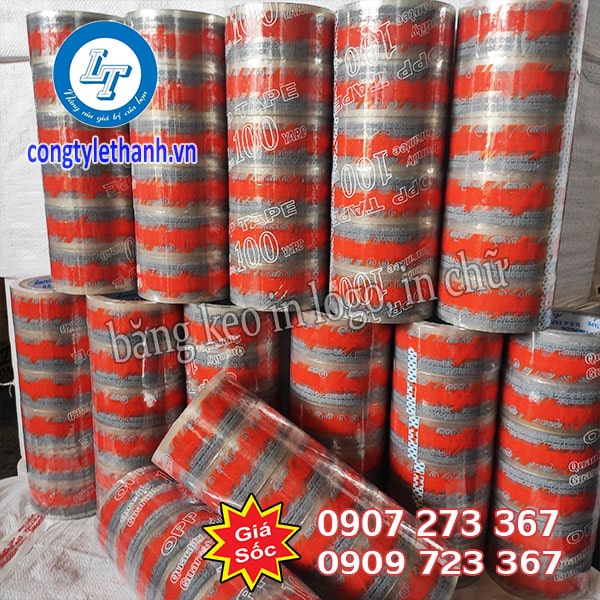 Nhận đặt băng keo in logo, in chữ tên công ty Băng keo in chữ, in logo chất lượng