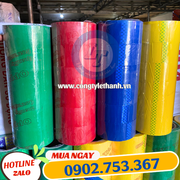 Băng keo OPP đa dạng màu sắc Băng keo OPP đa dạng màu sắc