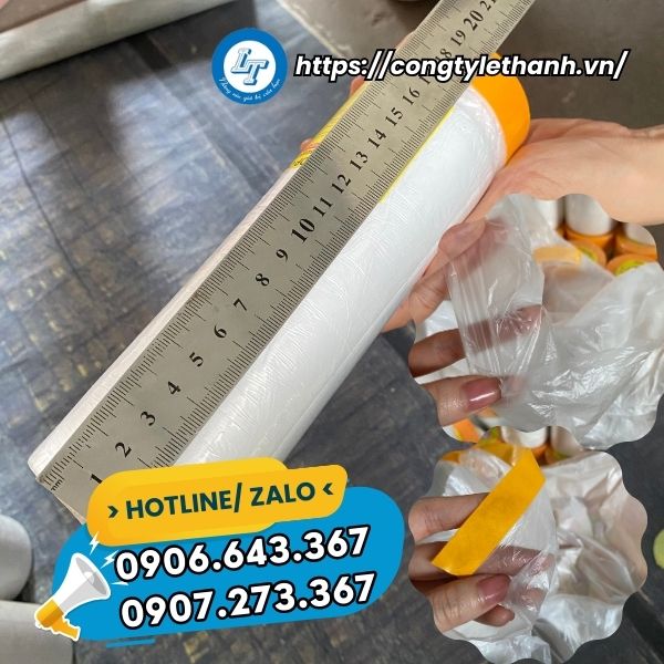 MUA SỈ BĂNG DÍNH NILON CHE SƠN RẺ NHẤT kích thước băng keo che sơn