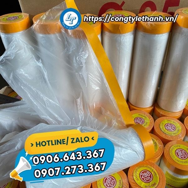 MUA SỈ BĂNG DÍNH NILON CHE SƠN RẺ NHẤT băng keo nilon che bụi