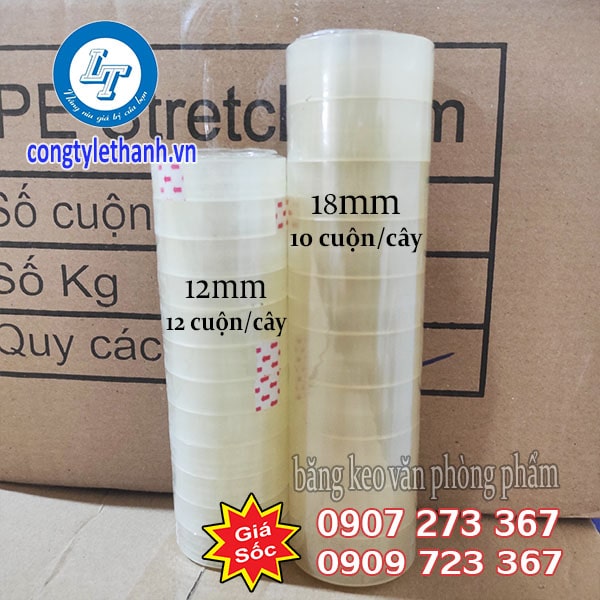 Mua băng keo văn phòng phẩm 1f2, 1f8 nhỏ gọn, tiện lợi Băng keo văn phòng phẩm 1f2, 1f8