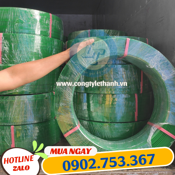 Dây đai nhựa PET 20kg/cuộn Dây đai nhựa PET 20kg/cuộn