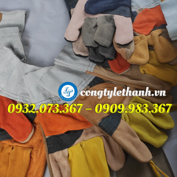 Bao tay da hàn chịu nhiệt chất lượng, giá tốt cho thợ hàn Bao tay da hàn cổ ngắn