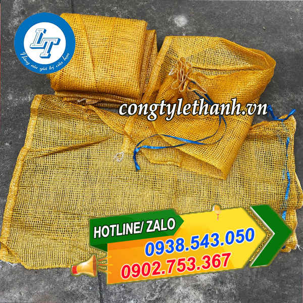 MUA SỈ BAO LƯỚI ĐỰNG NÔNG SẢN, TÚI LƯỚI BỌC TRÁI CÂY GIÁ RẺ HCM bao lưới đựng nông sản