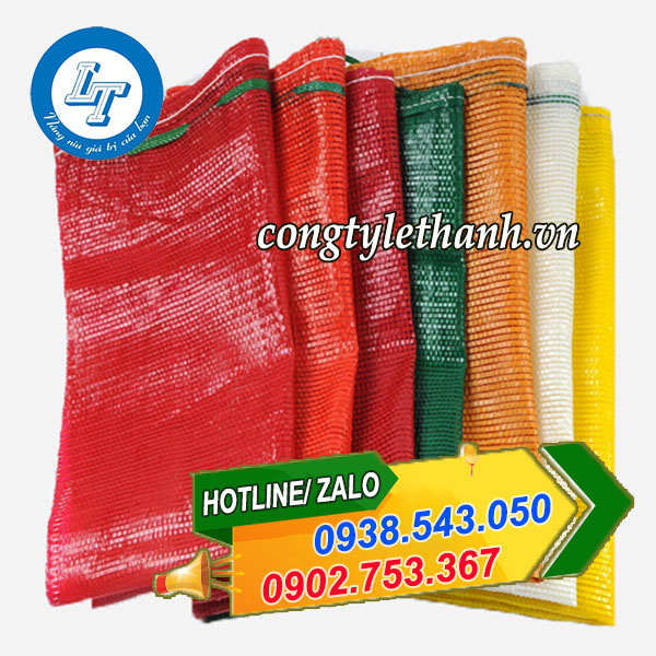 MUA SỈ BAO LƯỚI ĐỰNG NÔNG SẢN, TÚI LƯỚI BỌC TRÁI CÂY GIÁ RẺ HCM bao lưới leno