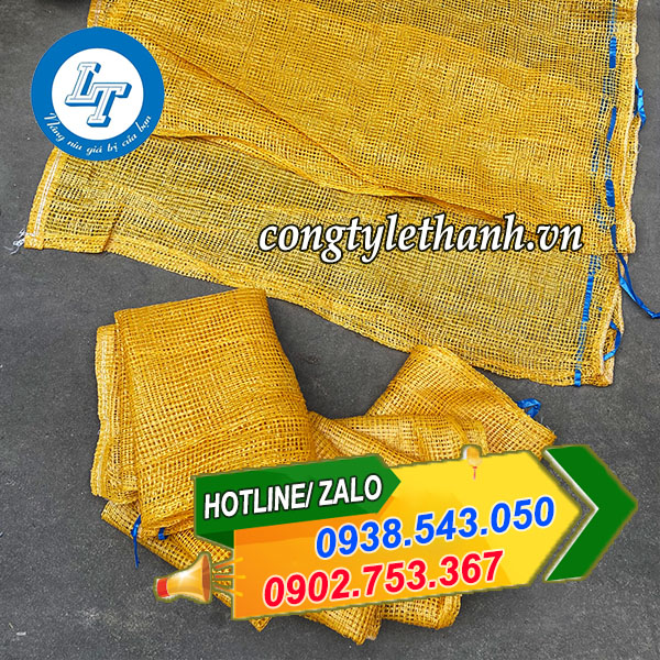 MUA SỈ BAO LƯỚI ĐỰNG NÔNG SẢN, TÚI LƯỚI BỌC TRÁI CÂY GIÁ RẺ HCM bao lưới vàng