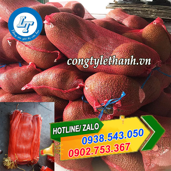 MUA SỈ BAO LƯỚI ĐỰNG NÔNG SẢN, TÚI LƯỚI BỌC TRÁI CÂY GIÁ RẺ HCM ứng dụng bao lưới nhựa