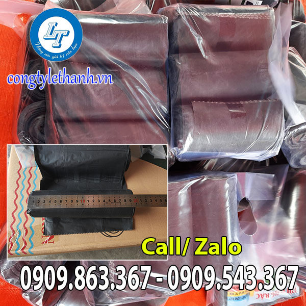 Túi rác cuộn giá rẻ nhiều màu size tiểu, trung, đại Bao rác đen