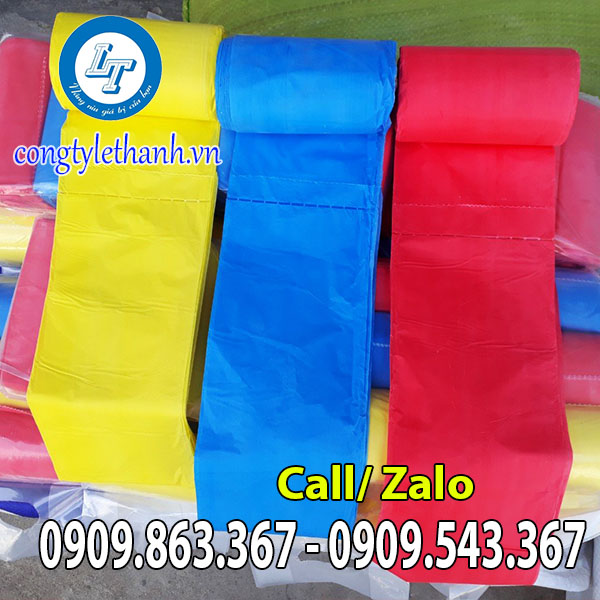 Túi rác cuộn giá rẻ nhiều màu size tiểu, trung, đại Bao rác màu