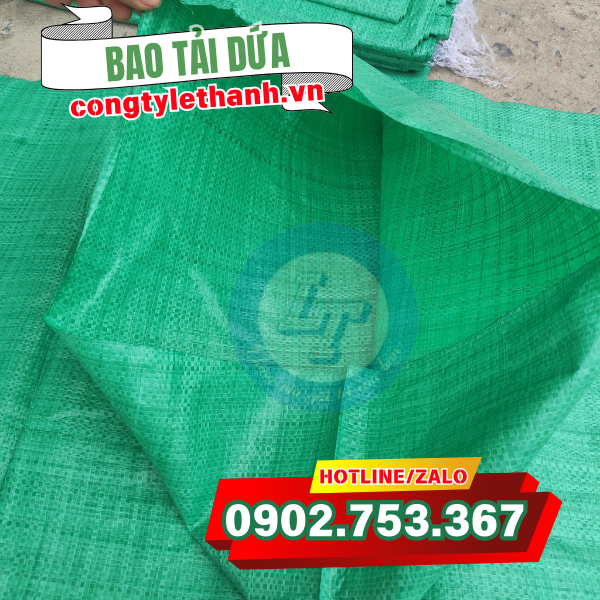 Bao tải dứa có diện tích rộng, bề mặt láng mịn Bao tải dứa có diện tích rộng, bề mặt láng mịn