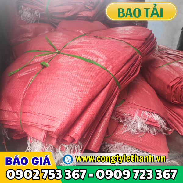 Bao tải đỏ 90 x 120 cm Bao tải đỏ 90 x 120 cm