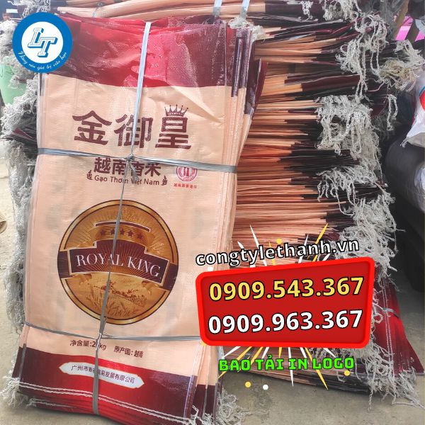 BAO TẢI IN LOGO GIÁ RẺ THEO YÊU CẦU TẠI HCM bao tải giá rẻ