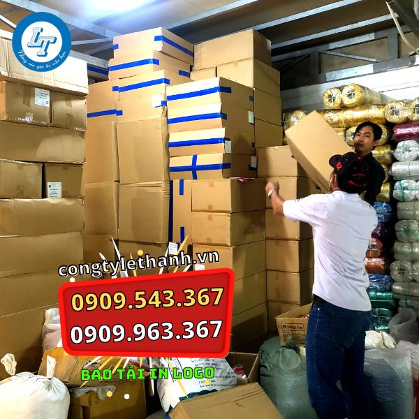 BAO TẢI IN LOGO GIÁ RẺ THEO YÊU CẦU TẠI HCM xưởng bao tải