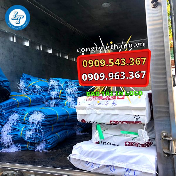 BAO TẢI IN LOGO GIÁ RẺ THEO YÊU CẦU TẠI HCM xe giao hàng bao tải