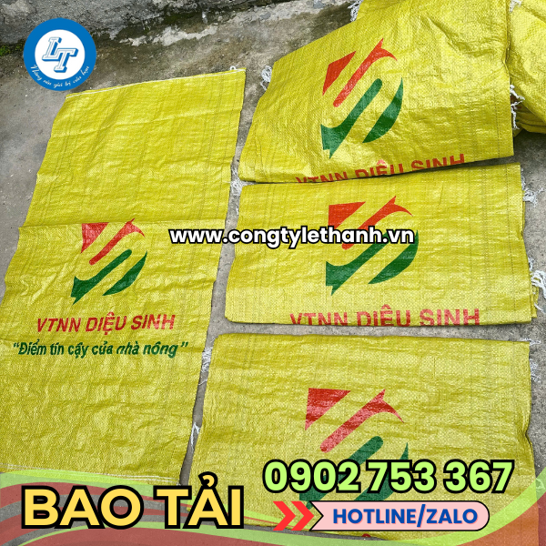 Bao tải in rõ nét thương hiệu theo yêu cầu Bao tải in rõ nét thương hiệu theo yêu cầu