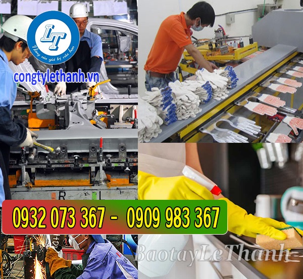 Ứng dụng của găng tay, bao tay Ứng dụng của găng tay, bao tay