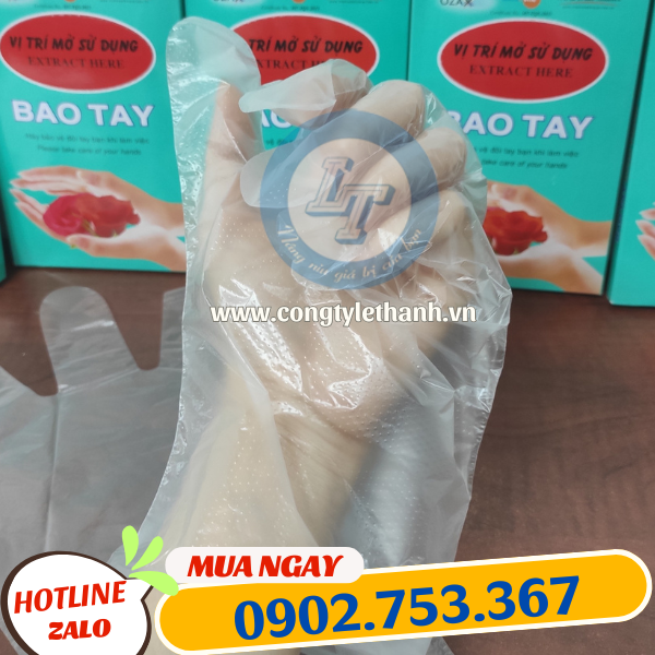 Bao tay xốp cử động dễ dàng khi mang Bao tay xốp cử động dễ dàng khi mang