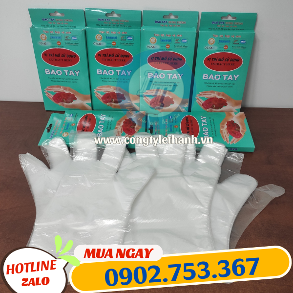 Bao tay xốp đóng hộp vệ sinh Bao tay xốp đóng hộp vệ sinh