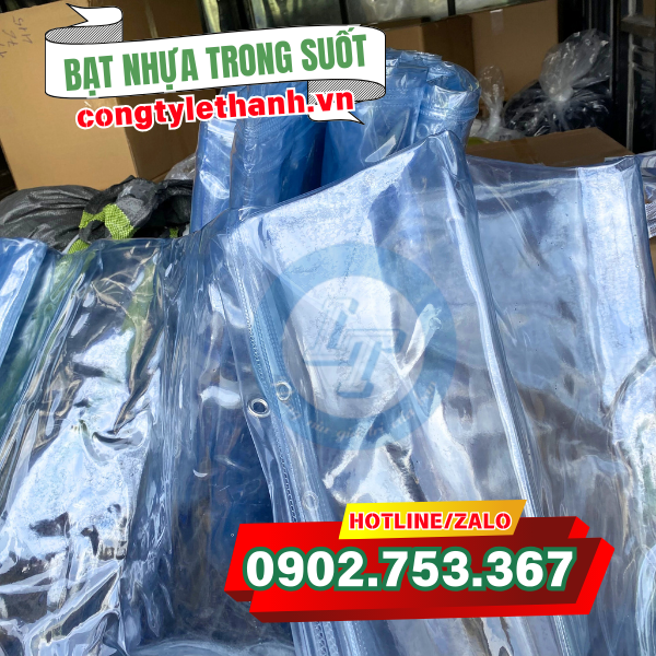 Bạt nhựa PVC trong suốt mềm dẻo Bạt nhựa PVC trong suốt mềm dẻo