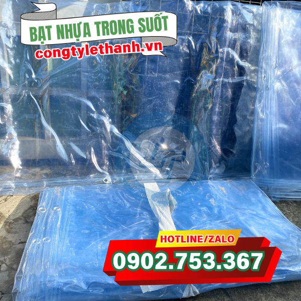 Bạt nhựa PVC có độ trong suốt đẹp mắt Bạt nhựa PVC có độ trong suốt đẹp mắt