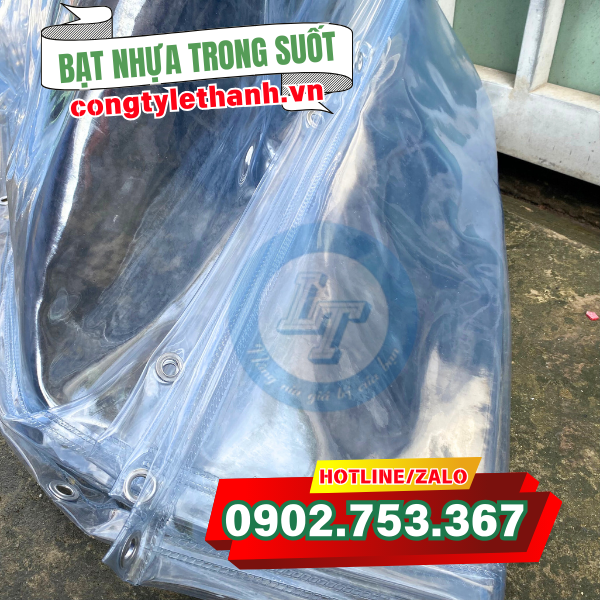 Bạt nhựa PVC có độ trong suốt đẹp mắt Bạt nhựa PVC có độ trong suốt đẹp mắt