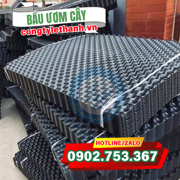 Bầu ươm cây trồng màu đen số lượng lớn Bầu ươm cây trồng màu đen số lượng lớn