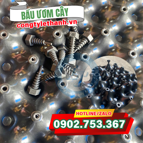 Bầu ươm cây có các lỗ thoát hơi nước Bầu ươm cây có các lỗ thoát hơi nước