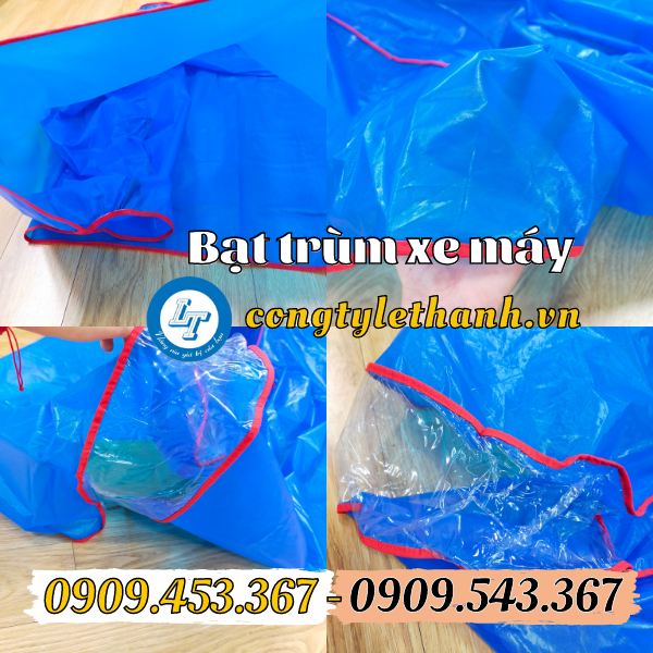 CƠ SỞ BÁN BẠT PHỦ XE MÁY GIÁ SỈ RẺ cấu tạo bạt trùm xe máy
