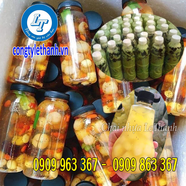 Giá sỉ rẻ chai nhựa đựng nước uống nhiều mẫu mã Chai nhựa đựng nước uống