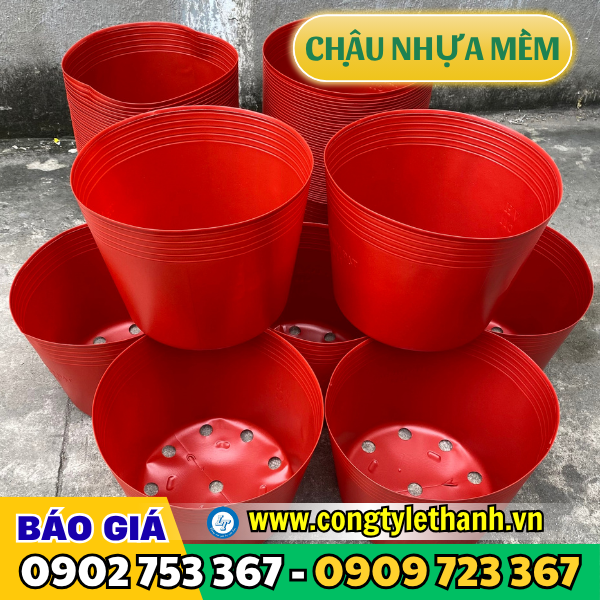 chậu nhựa mềm trồng cây giá sỉ nhiều kích thước chậu nhựa mềm trồng cây giá sỉ nhiều kích thước