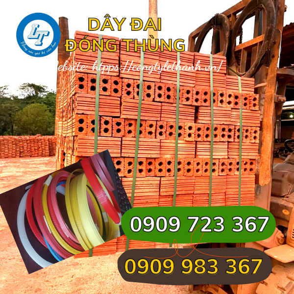 dây đai đóng hàng, buộc hàng giá sỉ ưu đãi nhiều nơi dây đai dùng quấn gạch chắc chắn