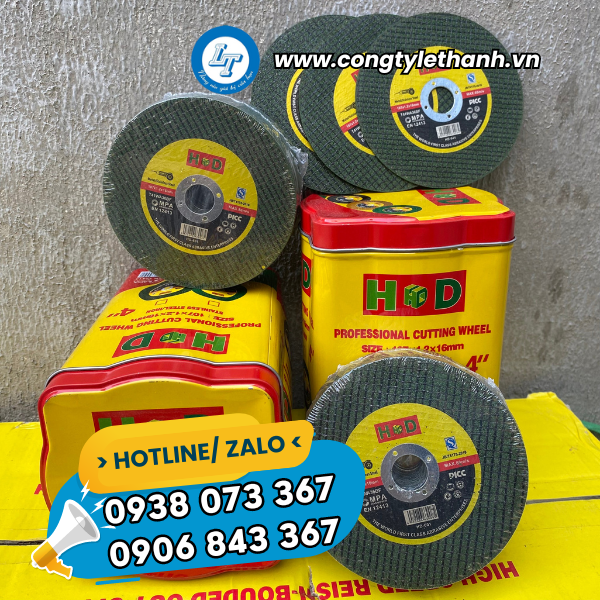 BÁO GIÁ HỘP 100 VIÊN ĐÁ CẮT SẮT, ĐÁ CẮT INOX, ĐÁ CẮT KIM LOẠI HD 1 TẤC đá cắt hd 1 tấc